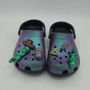 Crocs x Harry Potter Classic Clog Shoes - US Men 6/Women 8 Dark Arts EUC